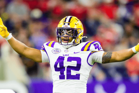 Where does LSU turn at linebacker after Whit Weeks injury?